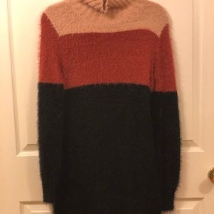 Mink Pink fuzzy sweater dress